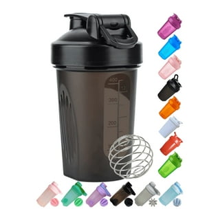 Hopet Slim Protein Shaker Bottle With Storage Leakproof Small Protein Shake  Bottles Smart Shaker Cup For Women + Men, Nightskygrey 