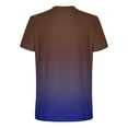 thumbnail image 4 of Aofany T-Shirts For Men Men's Tshirts Men Gradient Crew Neck Short Sleeve Summer Casual Tees Tops Mens T Shirt, 4 of 4