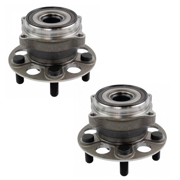 TRQ Rear Wheel Bearing & Hub Assembly Pair LH & RH Sides for Honda Ridgeline AWD BHA65448