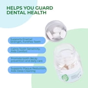 GlorySmile Toothpaste Tablets, Dual-Purpose for Brushing & Rinsing Teeth, 30 Count Travel-Sized, Mint Flavor