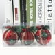 thumbnail image 4 of Bola De Espuma De Navidad Colgante Simulación Tela De Nuez De Pino Celosía Roja Bola De Navidad Decoración Para Navidad Y Fiesta De Cumpleaños Decoración 3 Unids Yuarrent HA042040-03, 4 of 6