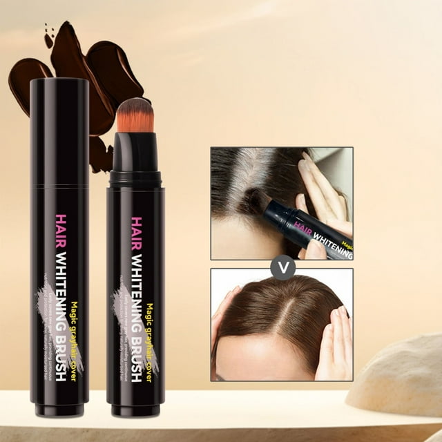 Bradem Bâton de Poudre pour Ligne de Cheveux 20 ml - Cache-Racines Rapide, Correcteur d'Ombre Instantanée pour Racines Clairsemées, Tenue Longue Durée