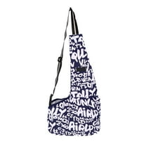 Uxcell  Authorized Small Dog Cat Carrier Bag Washable Soft Shoulder Blue Letter S