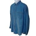 thumbnail image 4 of Truman Indigo Mens Denim Button Down Shirt, 4 of 5