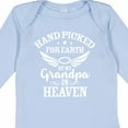 thumbnail image 4 of Inktastic Handpicked for Earth by My Grandpa in Heaven Angel Wings Boys or Girls Long Sleeve Baby Bodysuit, 4 of 5