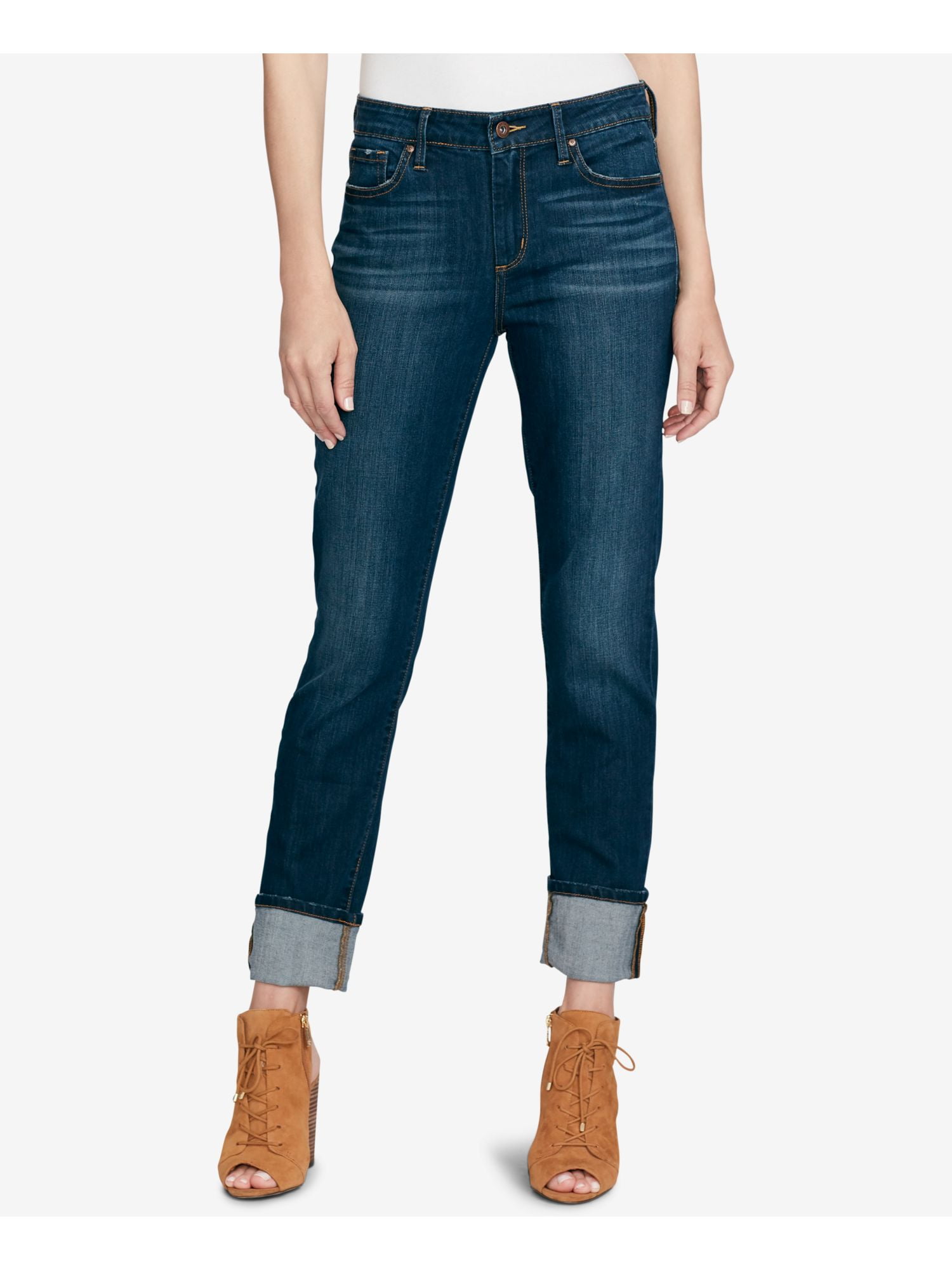 womens wide cuff jeans