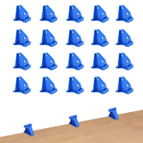 20‑Pack Flooring Spacers – 2‑in‑1 1/2" & 1/4" Gap Tool, Reusable for Hardwood, Vinyl & Tile