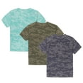 thumbnail image 2 of chopper club Boys Sports T Shirts Polyester Non-Lycra Zip Dry Pack of 3 Tees Ultra Soft| Super wick-Aqua|Navy|Military Green 5, 2 of 3