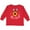 Red, variant on Bee Kind Bees and Sunflower Boys or Girls Long Sleeve Toddler T-Shirt