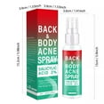 thumbnail image 3 of Clear Out Stock! Awwp Green Acne Spray*1 Bottle Back Spray Body Spray Gentle Oil Control Redness Smooth Skin Cleans Pores Moisturizes Easy to Use and Formula for All Skin Type100Ml, 3 of 8