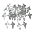 thumbnail image 4 of 100 Uds de abalorios de Aleación antigua Sunnimix 35x23mm Colgantes de dijes de cruces, 4 of 8