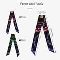 thumbnail image 2 of Xecao Rainbow Glitter Pattern Large Satin Head Scarf - Satin Hair Scarves Silk Bandana Scarf Headscarf Silk Feeling Scarf for Women, 2 of 6