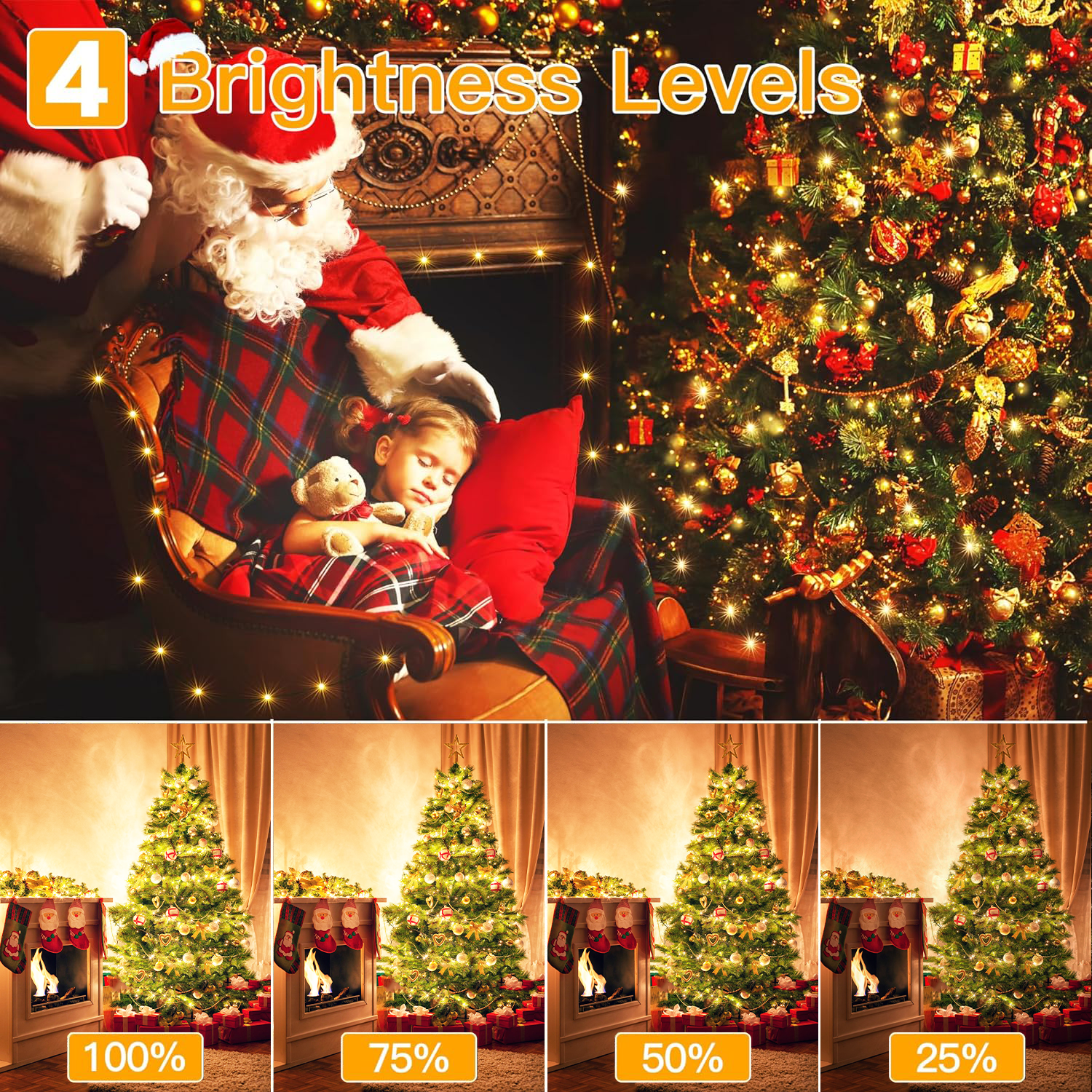 Avoxezor 1000 LED Christmas String Lights, 340ft photo 5