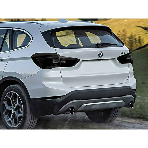 Rvinyl Tail Light Tint Covers Compatible with BMW X1 2013-2015 - Smoke