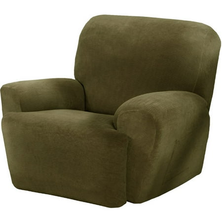 Maytex Stretch Collin 4 Piece Recliner Chair Furniture Cover Slipcover