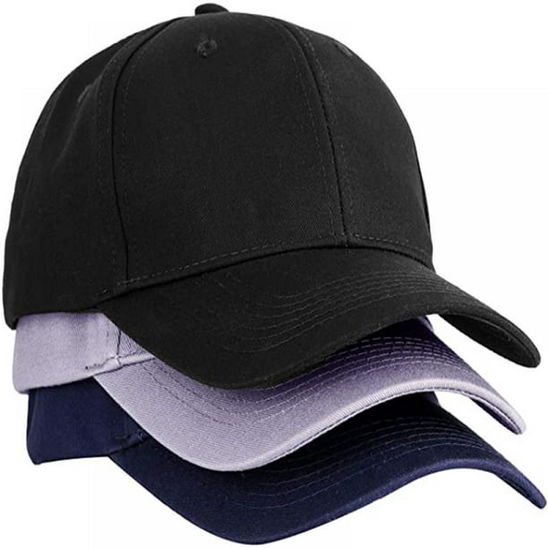 Grey Ghost Gear Plain Structured Baseball Cap, Cotton Dad Hat Fits Men Women, Adjustable Low Profile Gray