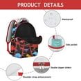 thumbnail image 4 of Dinosaur Backpack for Everyday Use - Spacious & Water-Resistant, Ergonomic Straps, Trendy Graphics, Ideal for School & Work, 4 of 6