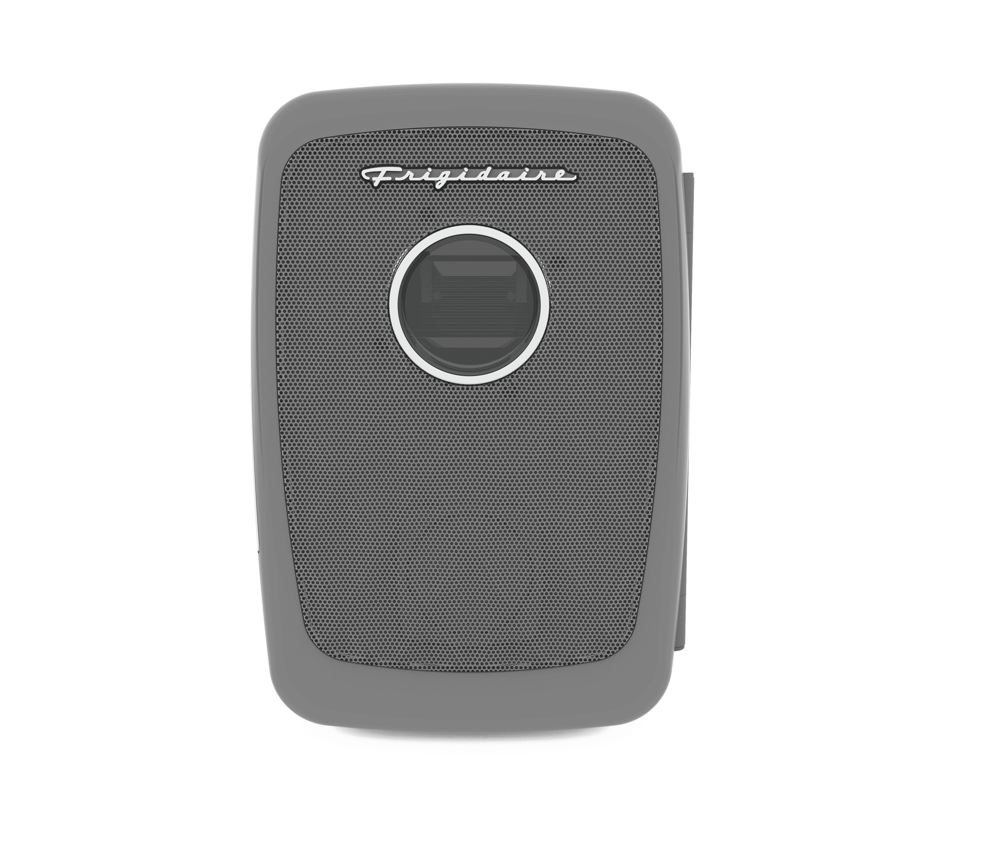 Frigidaire 6 Can Mini Cooler with Bluetooth Speaker, 4 Liter Personal Fridge with AC/DC Adapter, Pewter