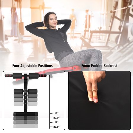 Superfit Folding Weight Bench Adjustable Sit Up Board Workout