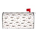 thumbnail image 2 of Xecao Dachshund Dog for Mailbox Cover with Magnetic Strips, Waterproof and Sunscreen, Adds a Decorative Touch to Your Garden Yard., 2 of 9