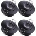 thumbnail image 1 of Mini LED Recessed Spotlight Ceiling Recessed Spotlight Lamp 1W Warm White 3000K for Showcase, Ceiling, Kitchen, Cupboard, DIY lighting etc, 1 of 5