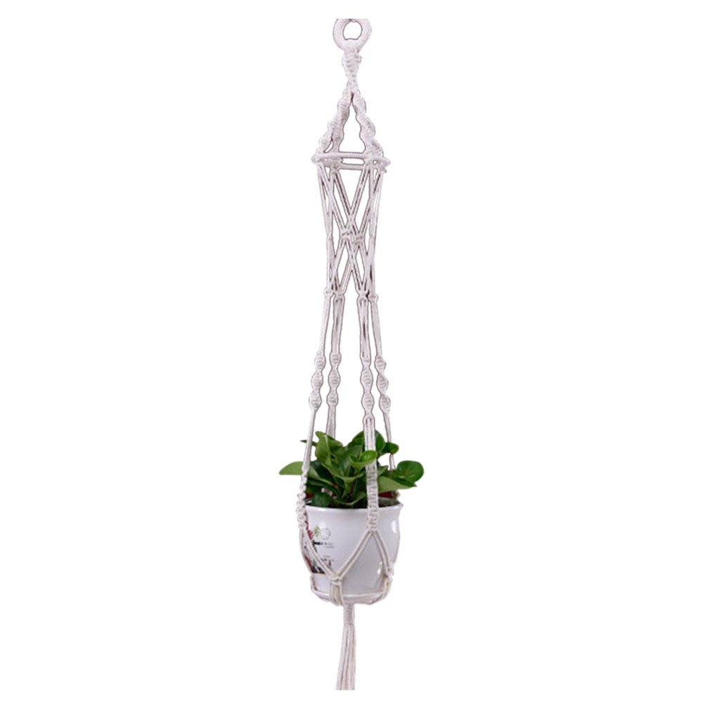 Aibecy Macrame Plant Hanger with Tassels Woven Decorative