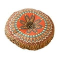 thumbnail image 3 of Cojín de suelo redondo Cojín circular Cómodo Decorativo Ligero Fácil de usar Marrón, 3 of 9