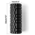 thumbnail image 2 of FIXPARTS Strong Foam Roller,13×5.5" Pilates Back Roller for Back and Leg Pain,Muscle,Kinks（Black）, 2 of 7