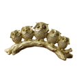 thumbnail image 3 of Baoblaze Golden Owl Figurine Collection Decorative Resin Statue for Desk Office Hotel 29x9x14cm, 3 of 8