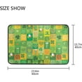 thumbnail image 7 of GZHJMY St. Patrick's Day Clover Door mat Non Slip Floor Door Rug, Soft Floor Mat for Kitchen Garden Bedroom Indoor Outdoor Entrance Home Holiday Decoration 23.6" x15.7", 7 of 7
