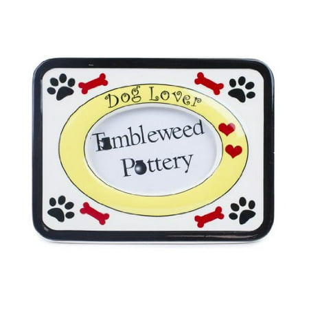 - Tumbleweed Pottery Dog Lover Picture Frame