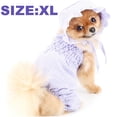 thumbnail image 2 of Dog Pajamas with Feet Adorable Plaid for Small Dogs Cute Cats Girls Overalls Shirts Pants with Cap Pet Puppy Clothes-XL, 2 of 5
