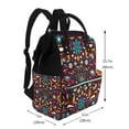 thumbnail image 2 of Defioc Colorful Mexican2 for Baby Diaper Bag Backpack - Baby Bag for Boys & Girls - Diaper Backpack - Large Travel Diaper Bags- Baby Registry Search & Shower Gifts, 2 of 5