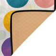 thumbnail image 3 of Yayeee Area Rugs for Living Room 6.7'x4.8' Non Slip Washable Bedroom Floor Carpet, Colorful Circles, 3 of 5