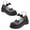Brown, variant on Japanese Lolita Faux Leather Shoes Sweet Bowknot Chunky Heel Platform Round Toe Ankle Strap Cartoon Cosplay Kawaii Shoes