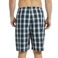 thumbnail image 2 of Vulcanodon Mens 100% Cotton Pajama Shorts, Soft Lounge Pajama Pants with Big Pockets for Men Plaid Pj Bottoms(Navy-Plaid, Medium), 2 of 5