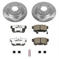 thumbnail image 3 of PowerStop Rear Z26 Street Warrior Carbon-Fiber Ceramic Brake Pad and Drilled and Slotted Rotor Kit Fits: ACURA HONDA Select Models K701-26, 3 of 9