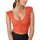 thumbnail image 1 of Sujetador deportivo largo acolchado para mujer - Top de entrenamiento de yoga con aberturas, camiseta sin mangas con tirantes para gimnasio, 1 of 5