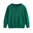 thumbnail image 5 of 2025 Women's Knit Cardigan Sweater - Lightweight Grey Round Neck Open Front Long Sleeve Casual Thin Pullover Coat for Spring/Fall Early Autumn Loose Fit Trendy Outerwear Cardigan Sweaters For Women, 5 of 11