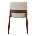 thumbnail image 5 of Moe's Home Collection Deco Dining Chair White Pvc-Set Of Two, 5 of 10