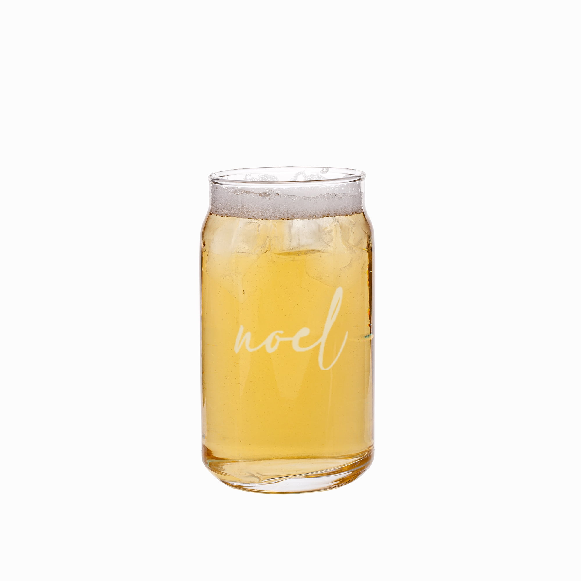 Holiday Time Noel Glass Beer 17oz