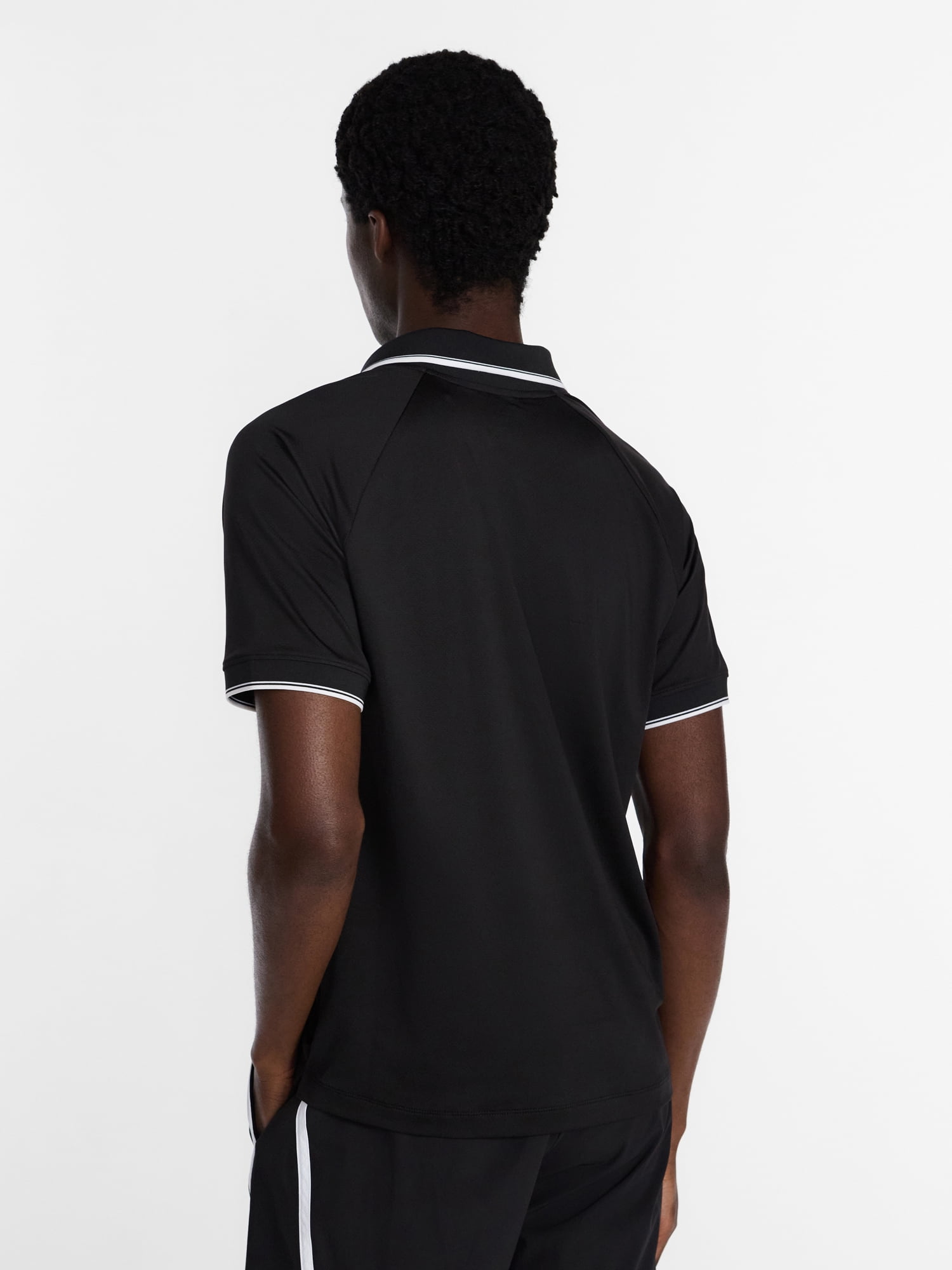 Athletic Works Men's and Big Men's Modern Tennis Polo Shirt, Sizes XS-3XL