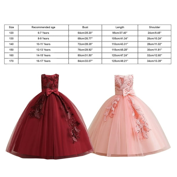 FhsagQ Girls' Dresses Navy New Children's Dress Princess Dress Big  Children's Sequins and Ground Long Dress Piano Performance Dress Girls'  Dresses Teen Girls' Dresses Black Red 8-9 Years - Walmart Business Supplies