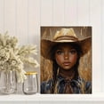 thumbnail image 2 of Qisvanset 12x16 Inch Cowboy Labrador Canvas Wall Art, Western Ranch Pet Portrait Farmhouse Decor, 2 of 8