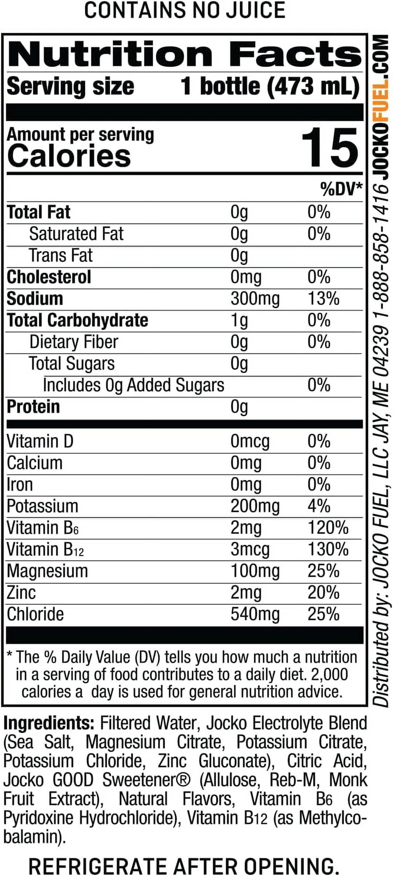 Jocko Fuel Hydrate Electrolyte Drinks - Sports Drink Hydration, Island Orange 16 Oz (12 Pack)