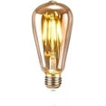 thumbnail image 1 of Bombillas Edison vintage de burbujas Luces antiguas Bombillas incandescentes de filamento LED de color blanco cálido en restaurantes, cafeterías, bares, 1 of 5