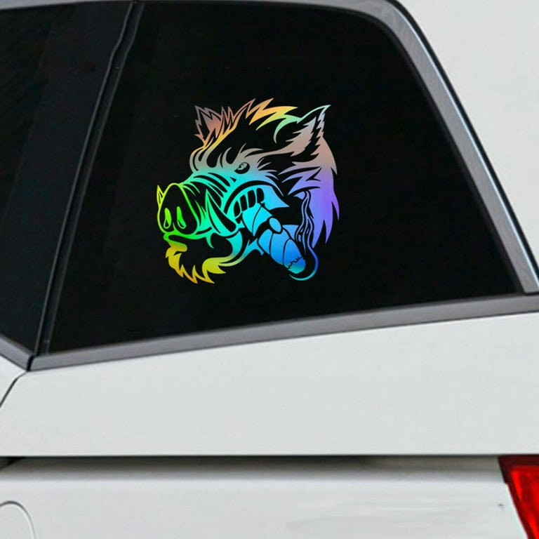 Leyland Designs Cursed Emoji with Cat Sticker Outdoor Rated Vinyl Sticker  Decal for Windows, Bumpers, Laptops or Crafts 5 : : Automotive