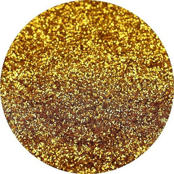 Nail Glitter - Gold Chunky Glitter in Jar - 4 Oz Glitter for Crafts - Glitter for Slime - Face Glitter - Candle Glitter - Body Glitter