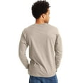 thumbnail image 4 of Hanes Beefy-T Unisex Long Sleeve T-Shirt Sand S, 4 of 4