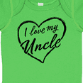 thumbnail image 4 of Inktastic I Love My Uncle in Black Chalk Heart Boys or Girls Baby Bodysuit, 4 of 5